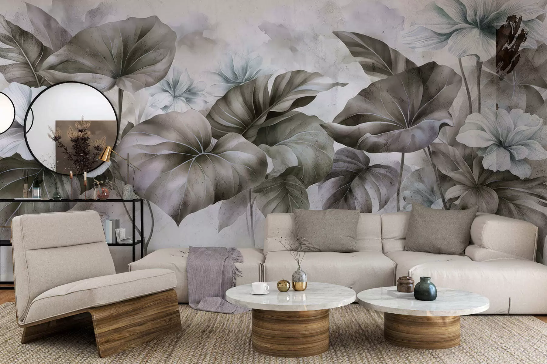 wall murals Лотос осликан гранџом w05282