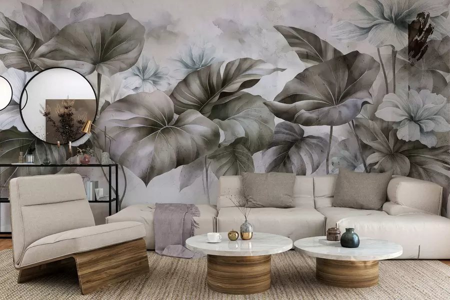 wall murals Лотос осликан гранџом w05282