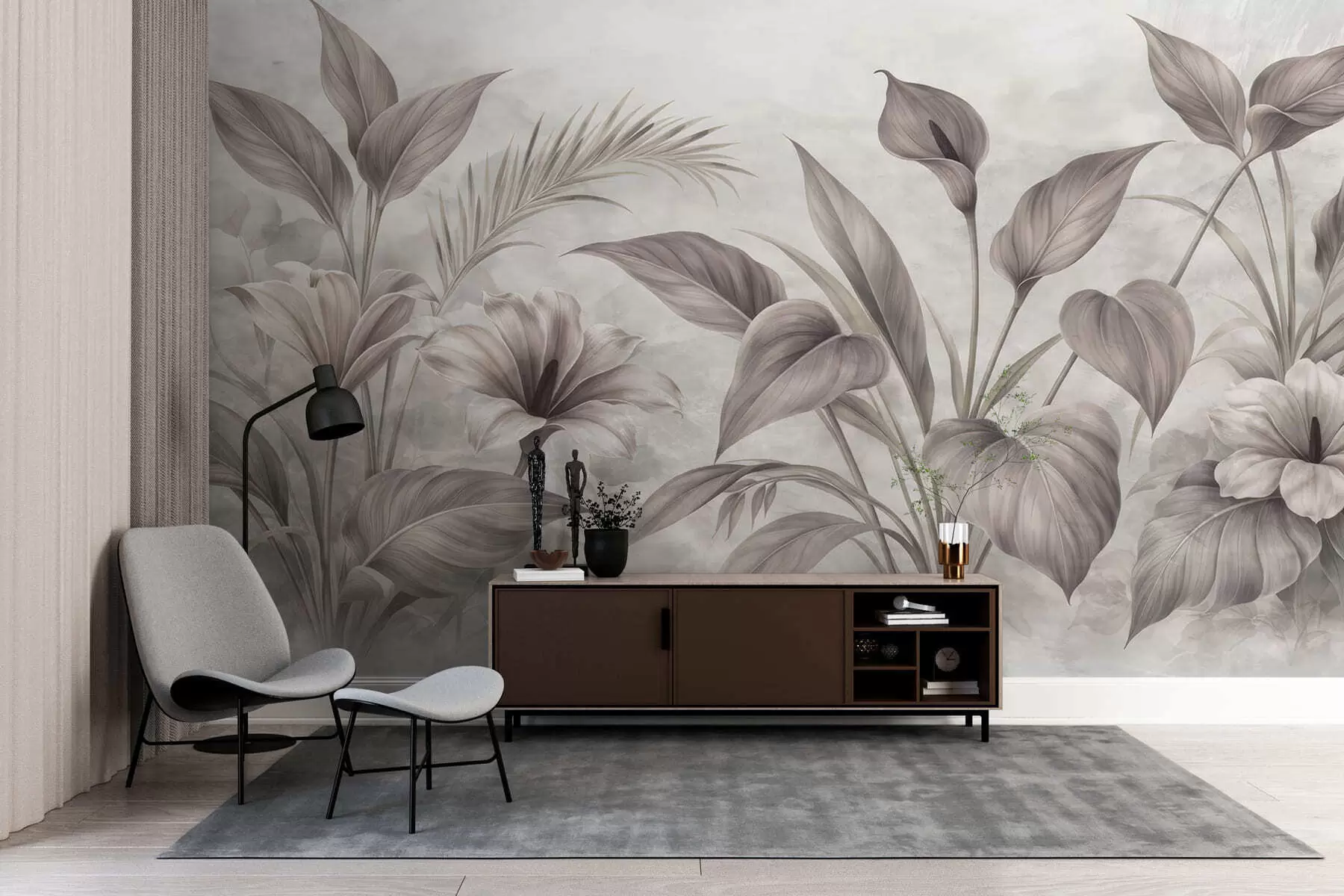 wall murals Цвеће и лишће w05287