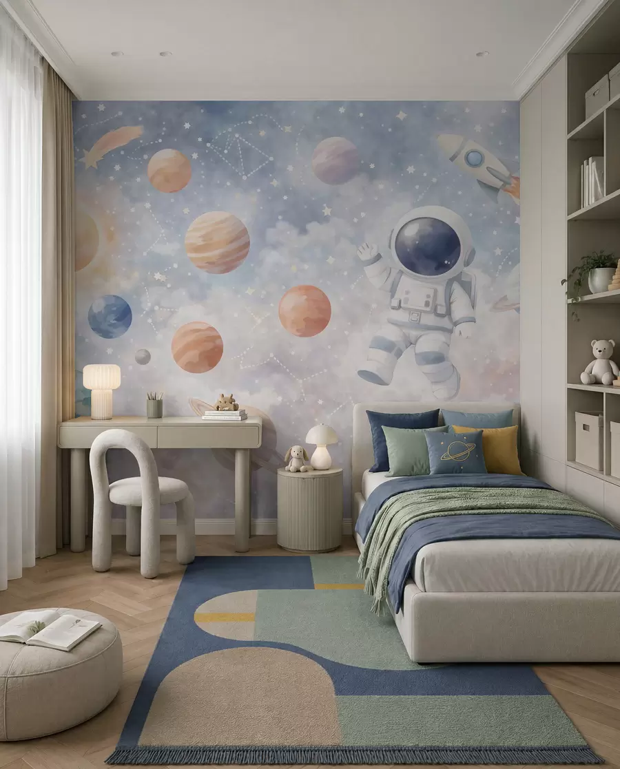 wall murals Put malog astronauta w05233