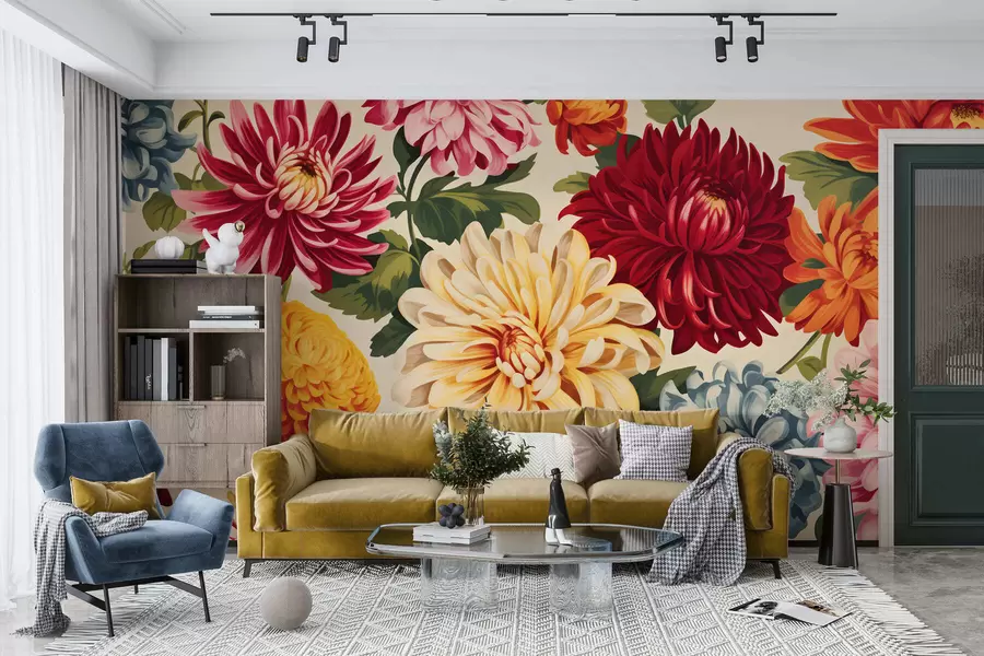 wall murals Далије у валцеру боја w05306