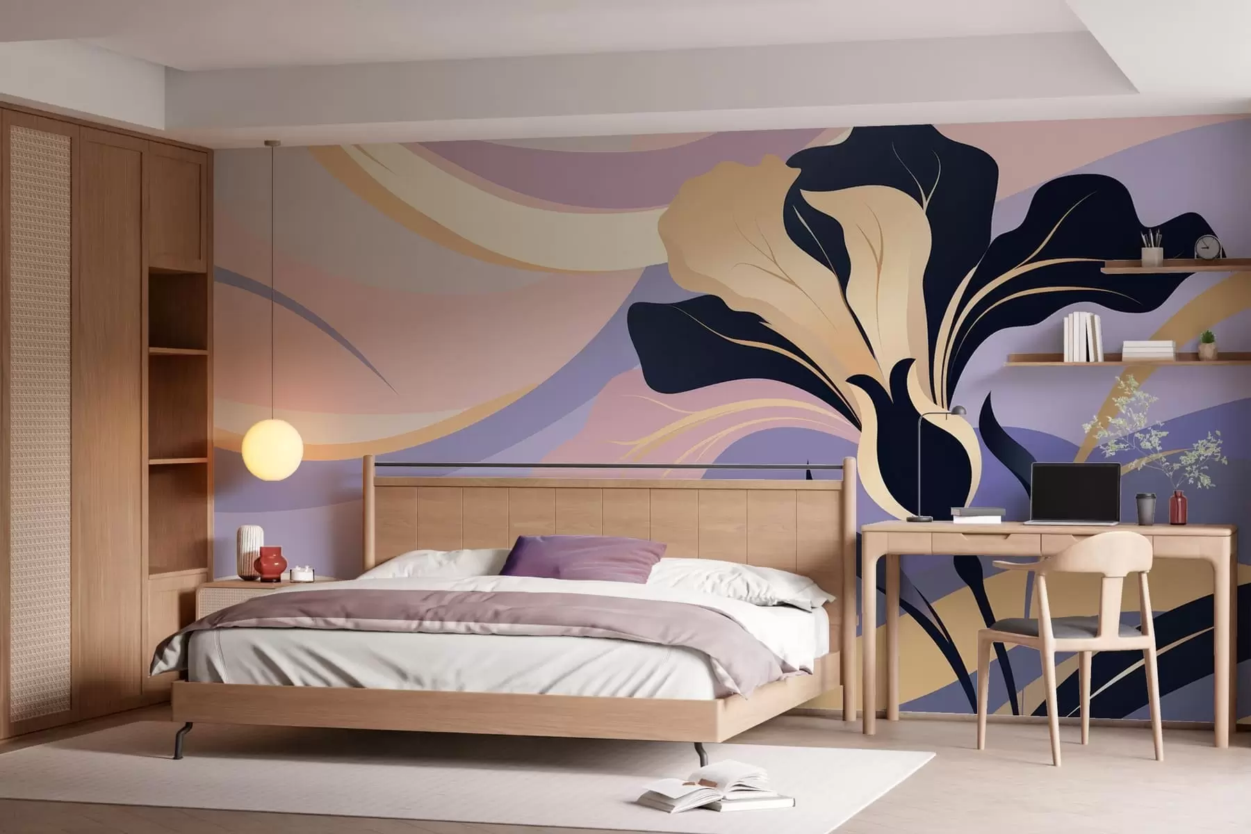 wall murals Апстрактни ирис w05309