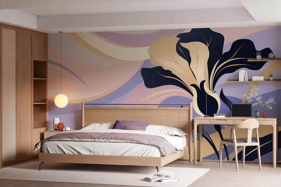 wall murals Апстрактни ирис w05309