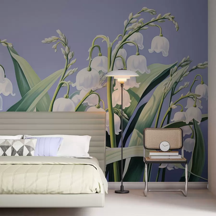 wall murals Љиљани у зору w05314