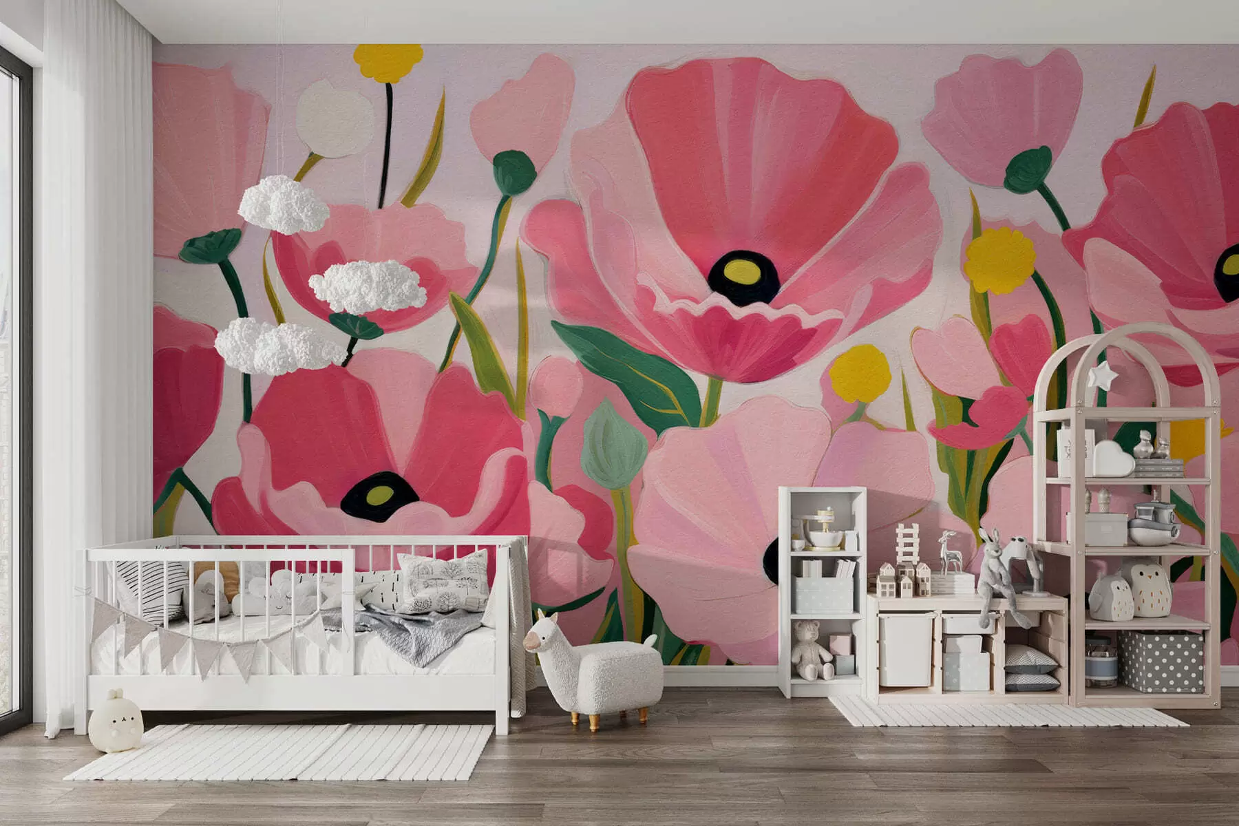 wall murals Сукулентни макови w05316