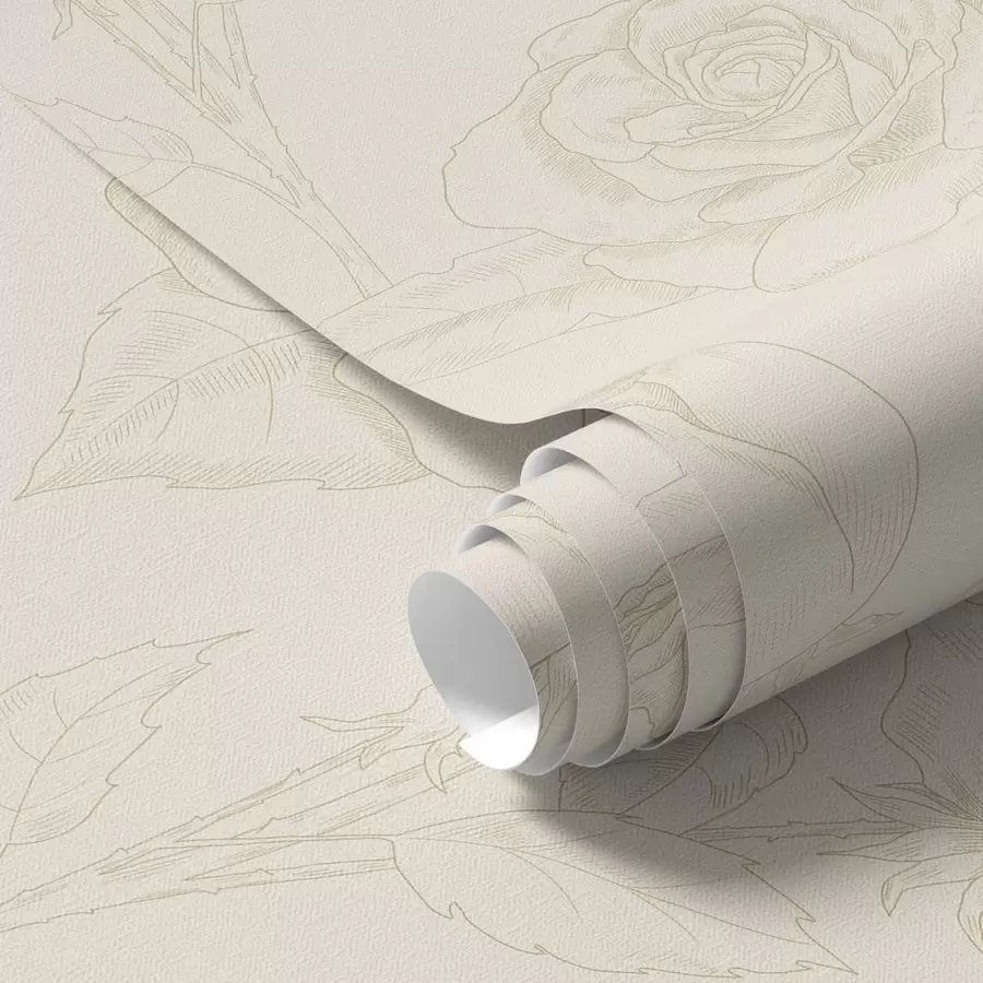 wall murals Светло ружичасти узорак на беж позадини a01124