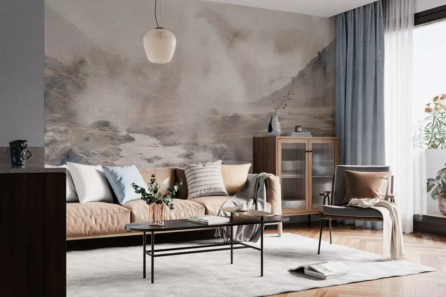 wall murals Долина тихе магле w05363