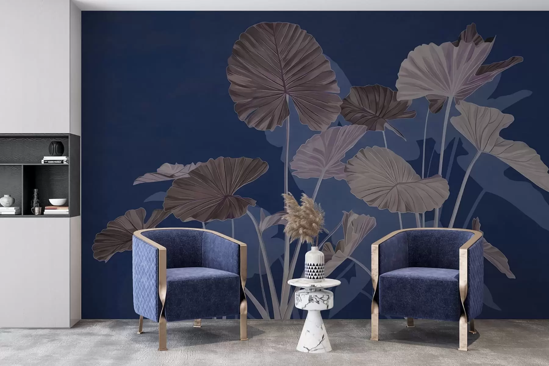 wall murals Башта осликаних лотоса w05364