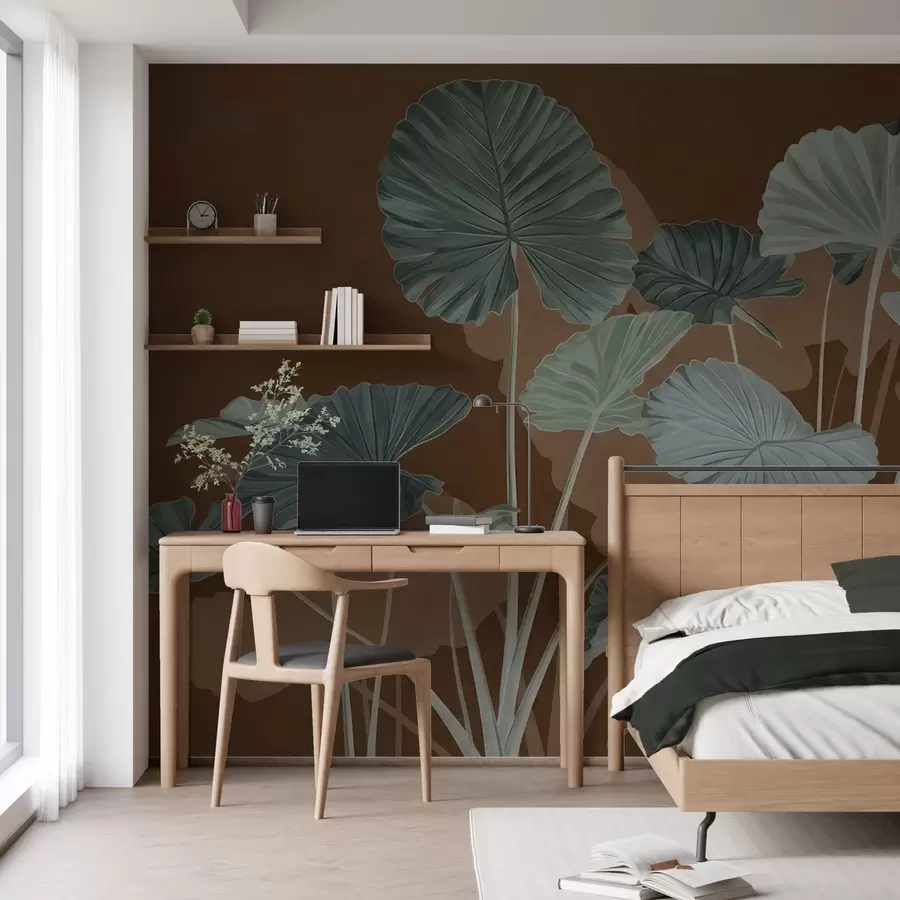 wall murals Башта осликаних лотоса w05364v1