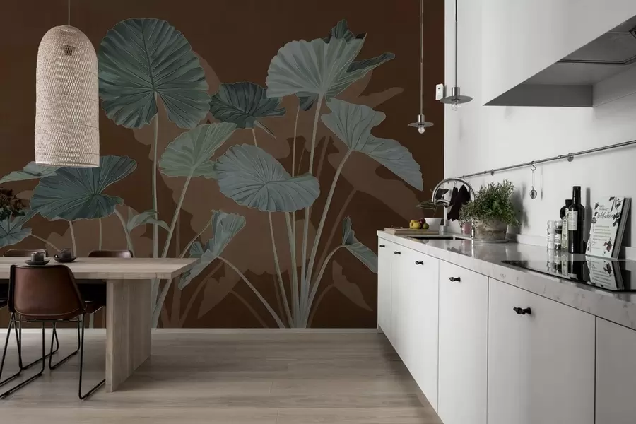 wall murals Башта осликаних лотоса w05364v1