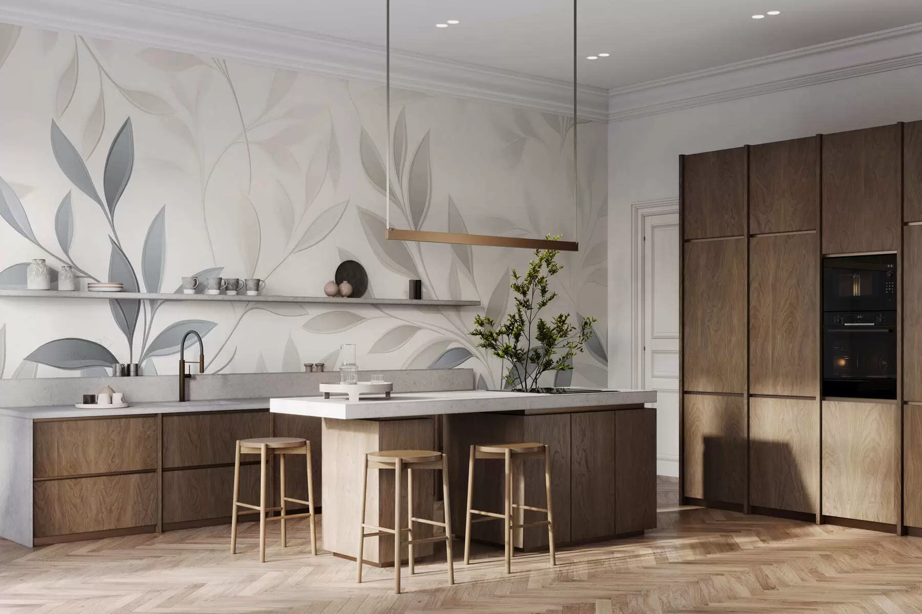 wall murals Тихо међу лишћем w05279