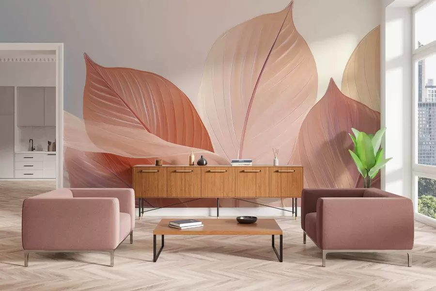 wall murals Плес великих листова w05283