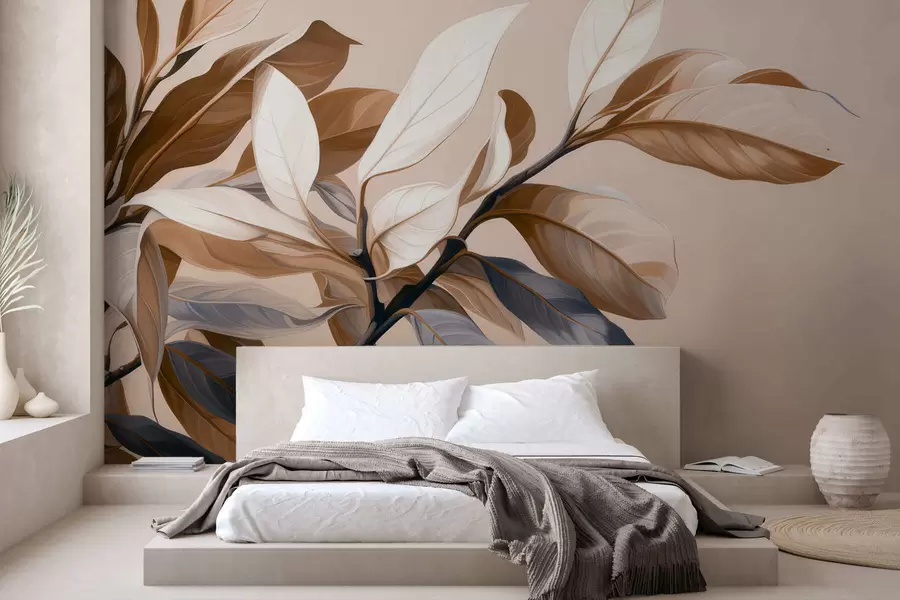 wall murals Елегантна грана фикуса w05315