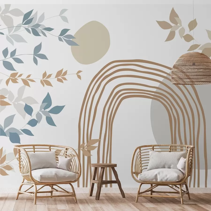 wall murals Апстракција и лишће w05373