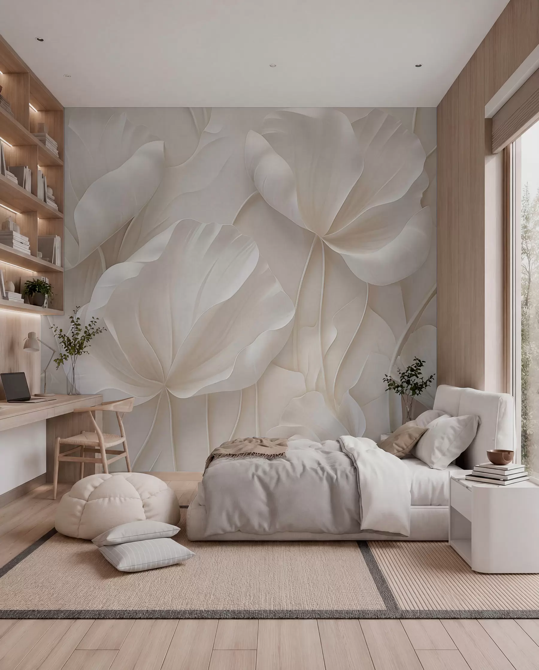 wall murals Skulpturalni cvjetovi w05355