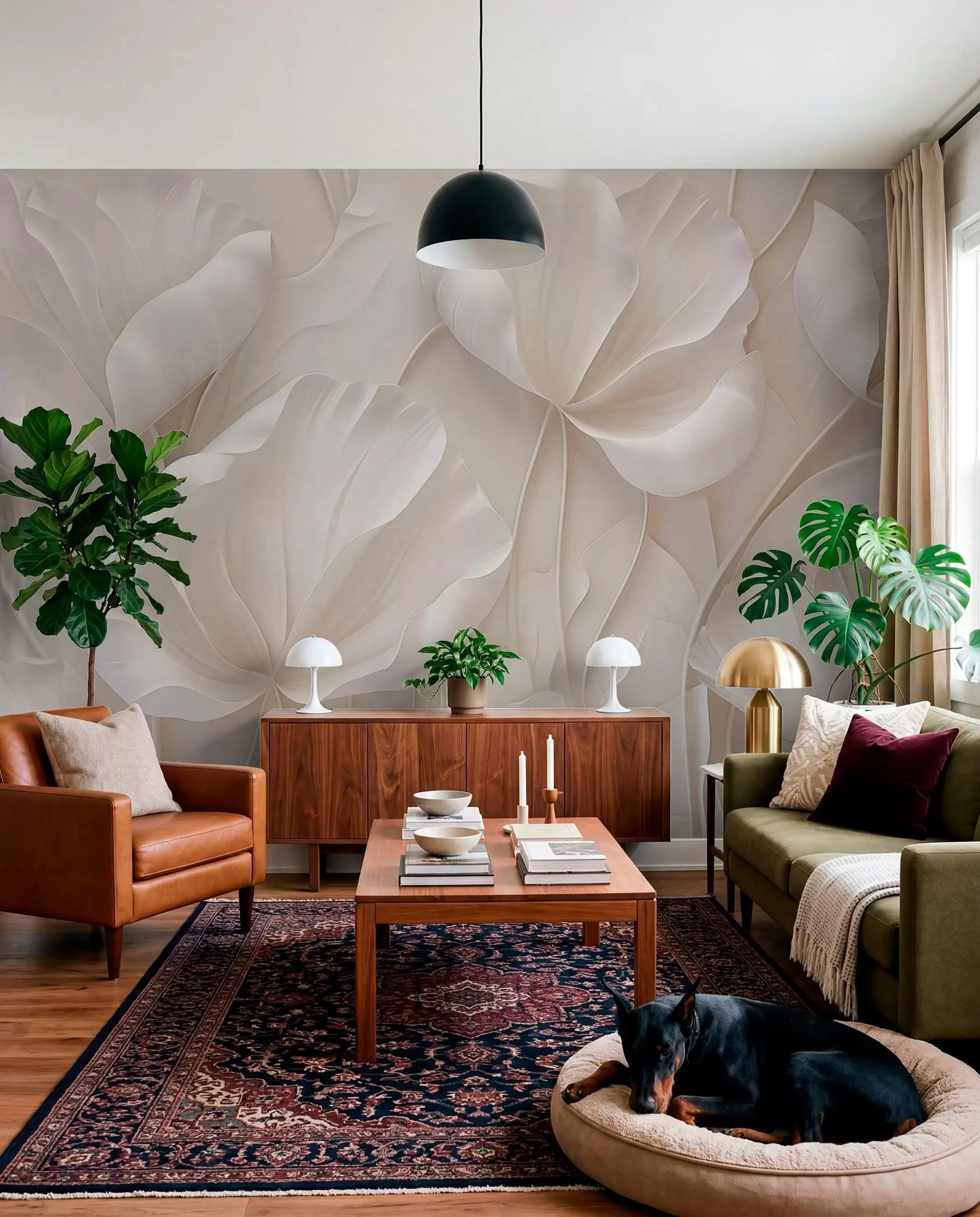 wall murals Skulpturalni cvjetovi w05355