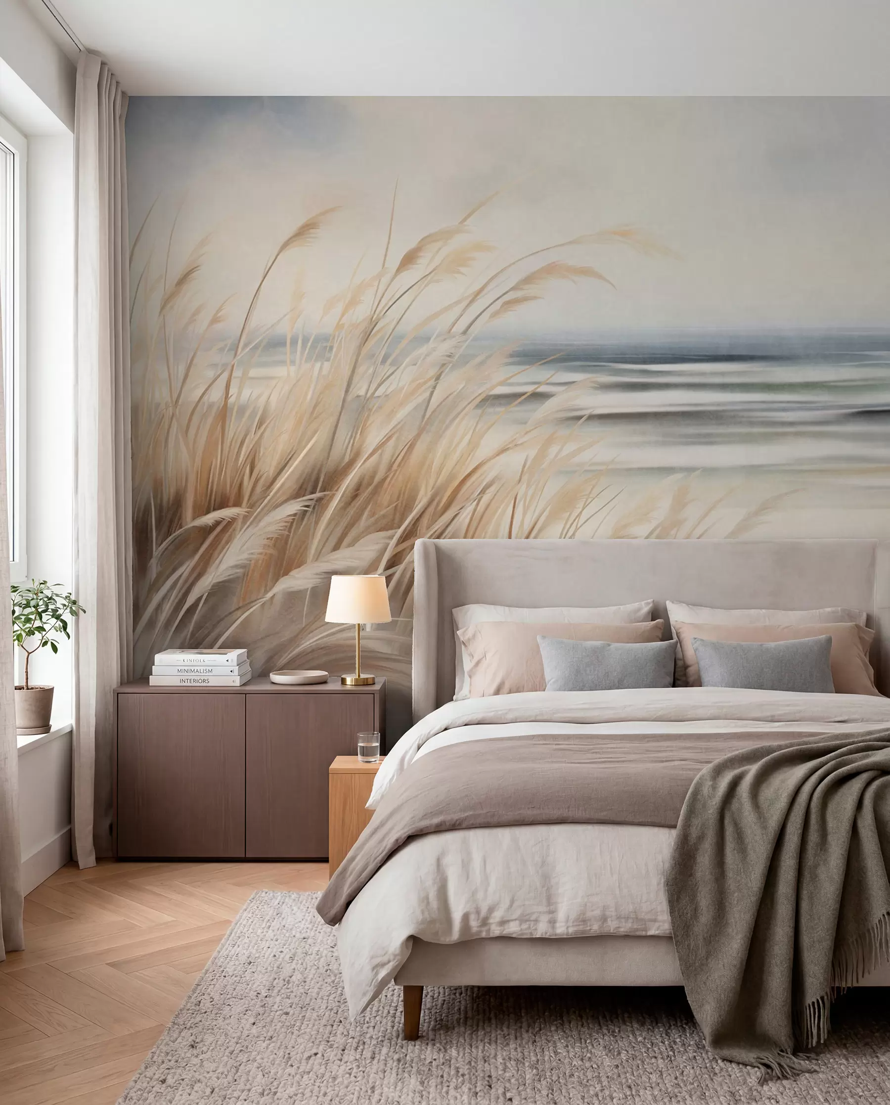 wall murals Trave uz obalu w09739