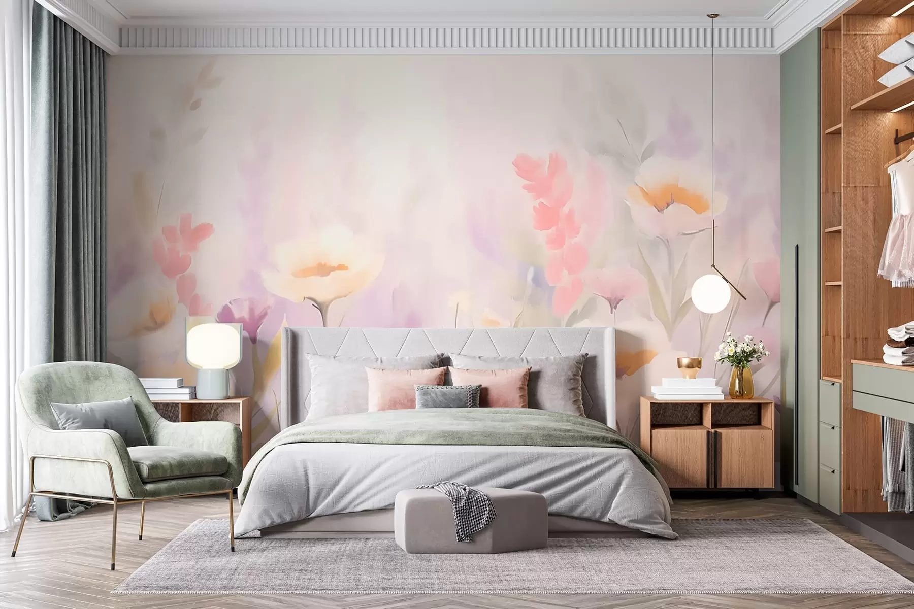 wall murals Вилдфловерс w05032