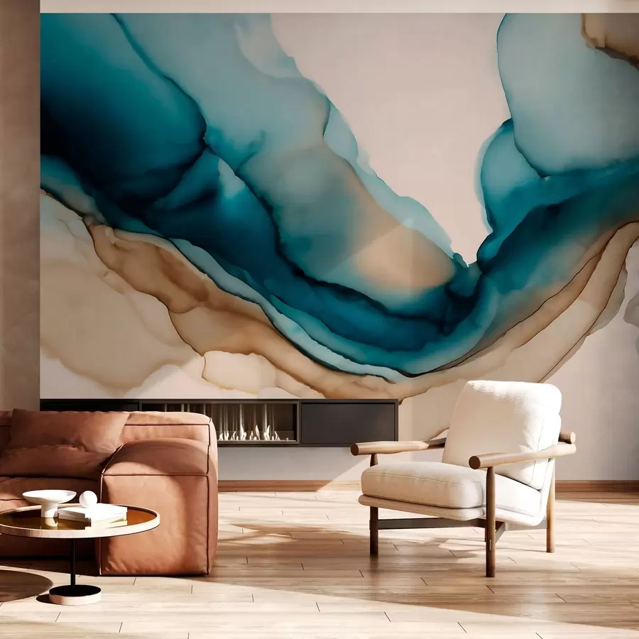 wall murals апстрактна текстура у стилу алкохолног мастила w05238