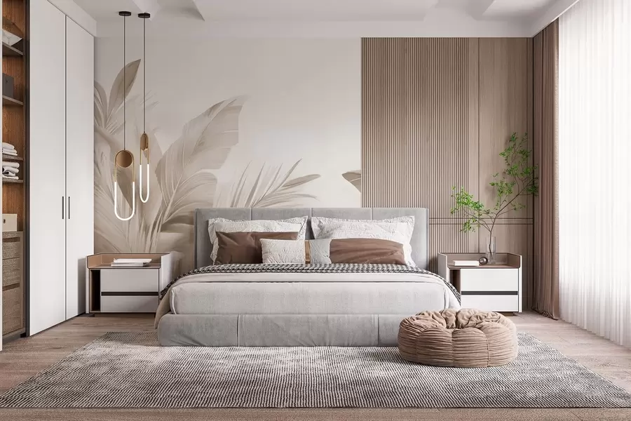 wall murals Листови банане, дуги листови w05377