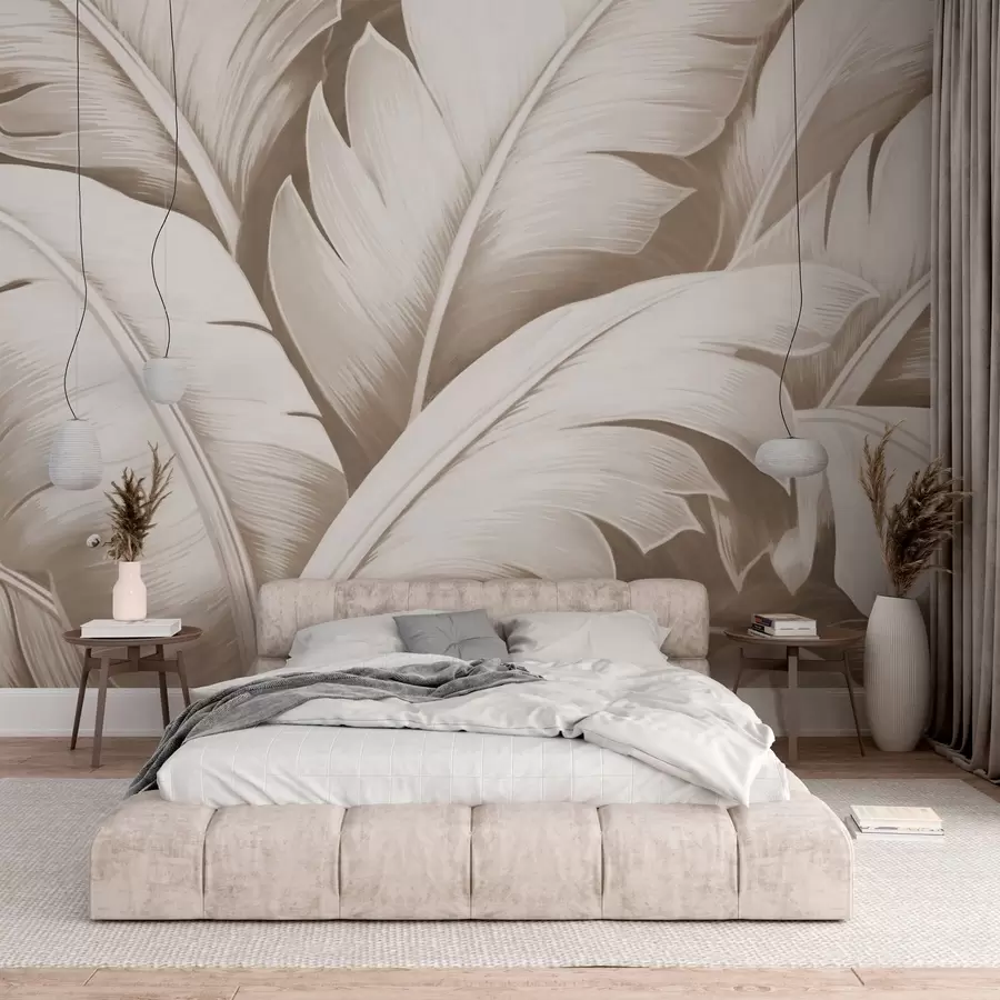 wall murals Велики листови банане w04991