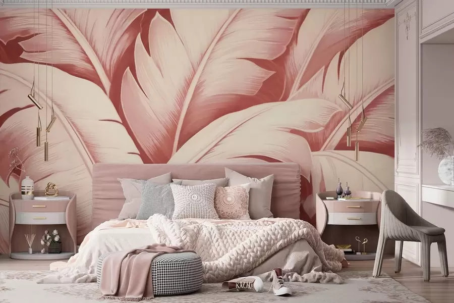wall murals Велики листови банане w04991v1