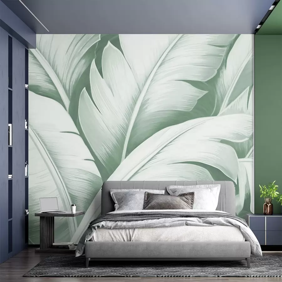 wall murals Велики листови банане w04991v3