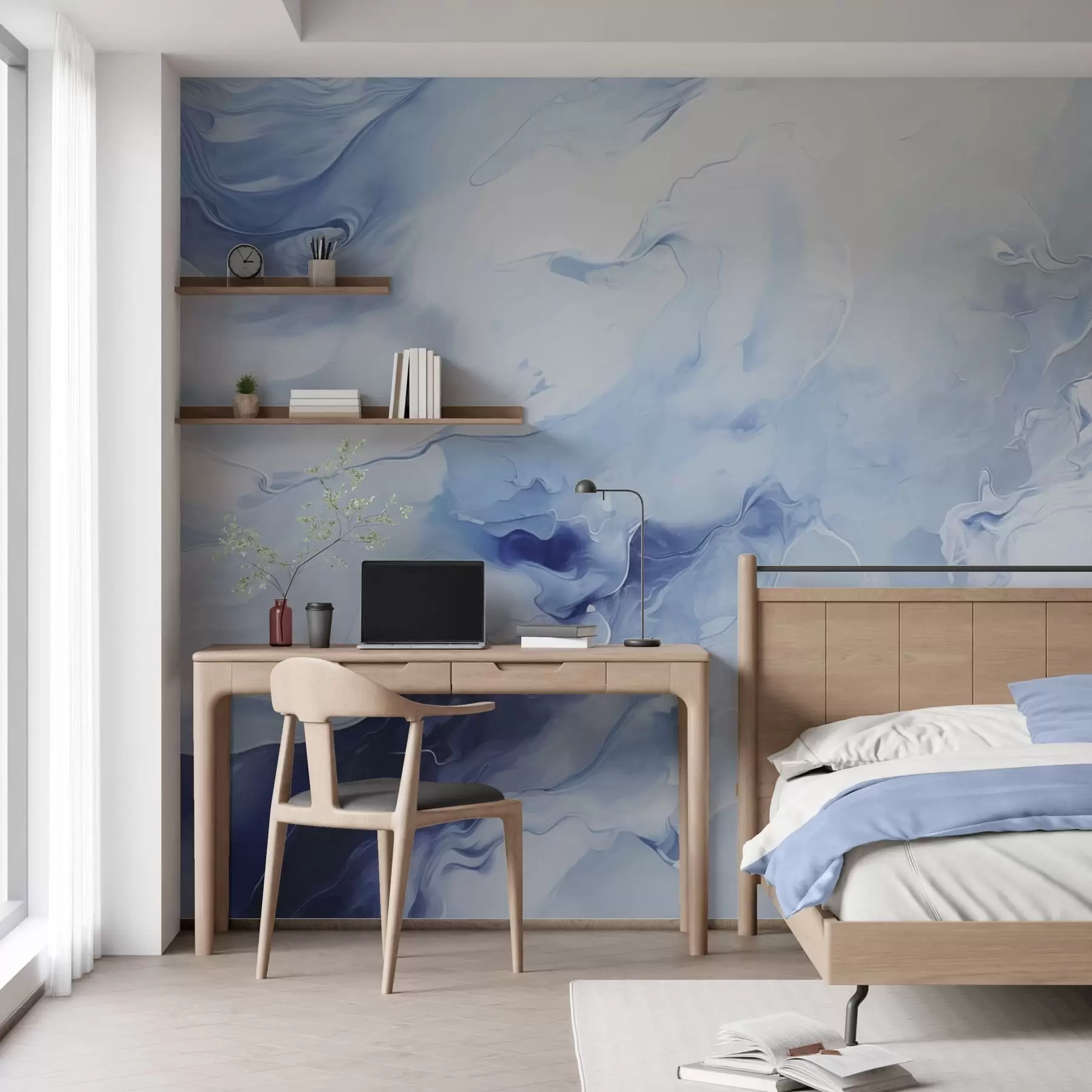 wall murals Рафинисано мермерно жилисање w05441