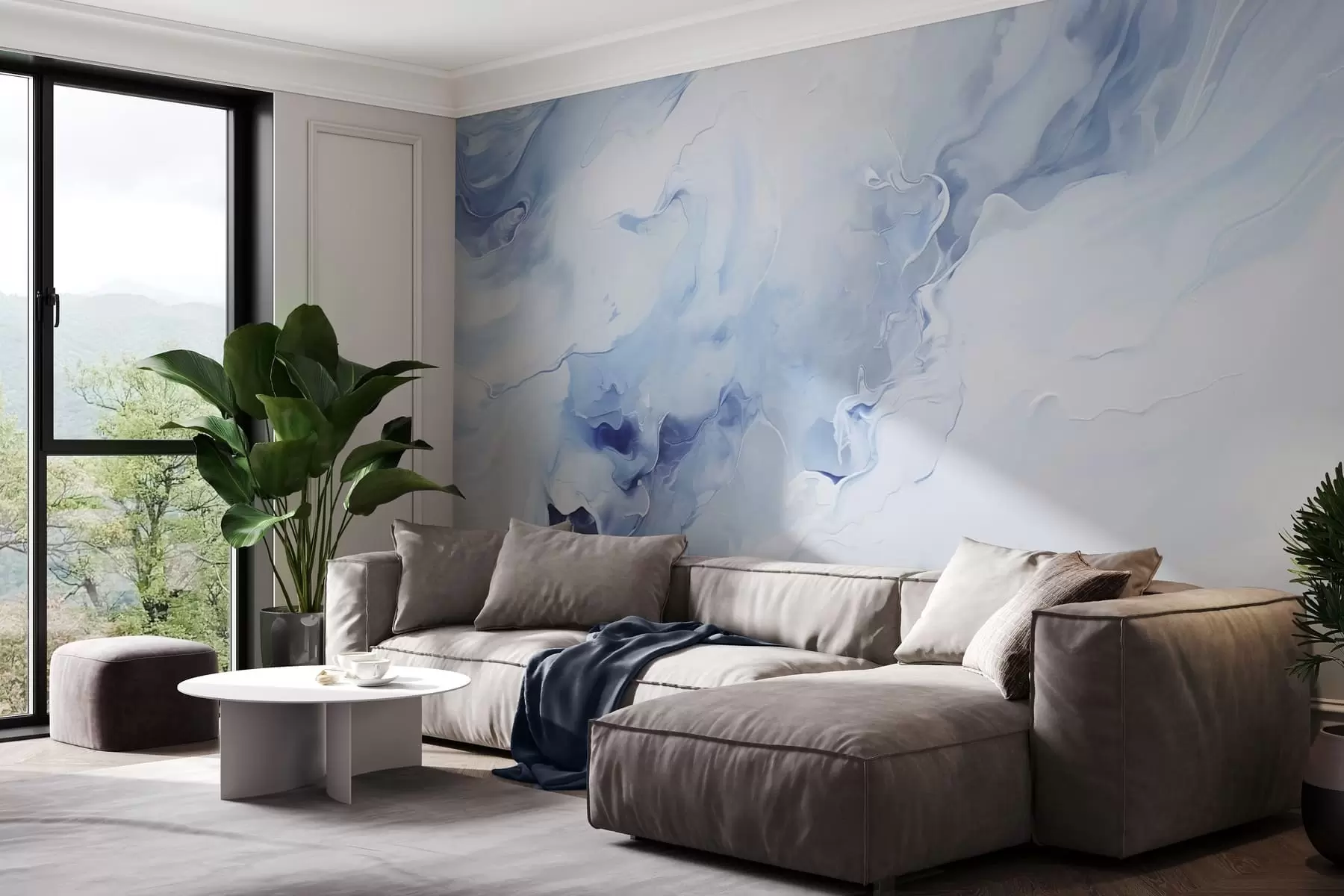 wall murals Рафинисано мермерно жилисање w05441