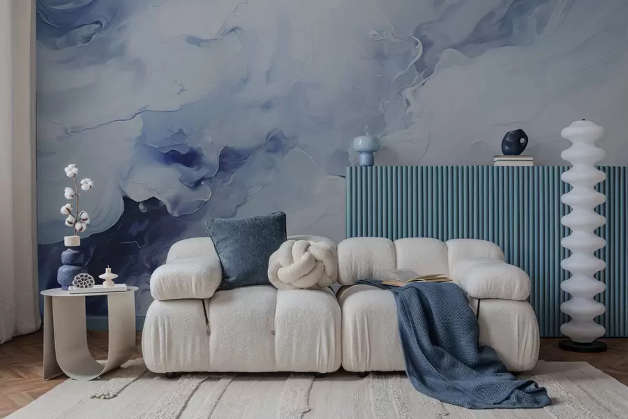 wall murals Рафинисано мермерно жилисање w05441