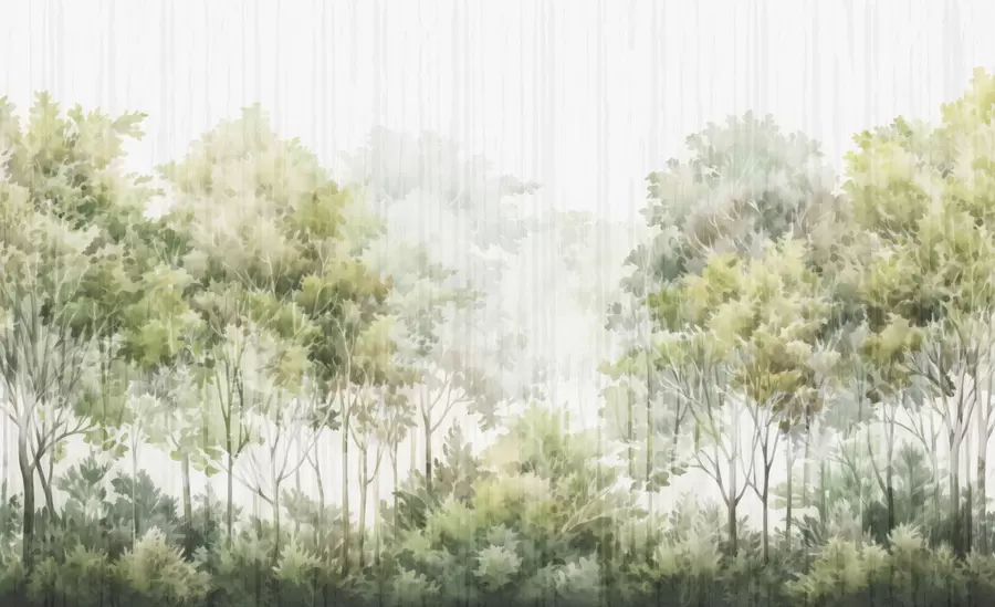 wall murals Лисна шума и линије w05442