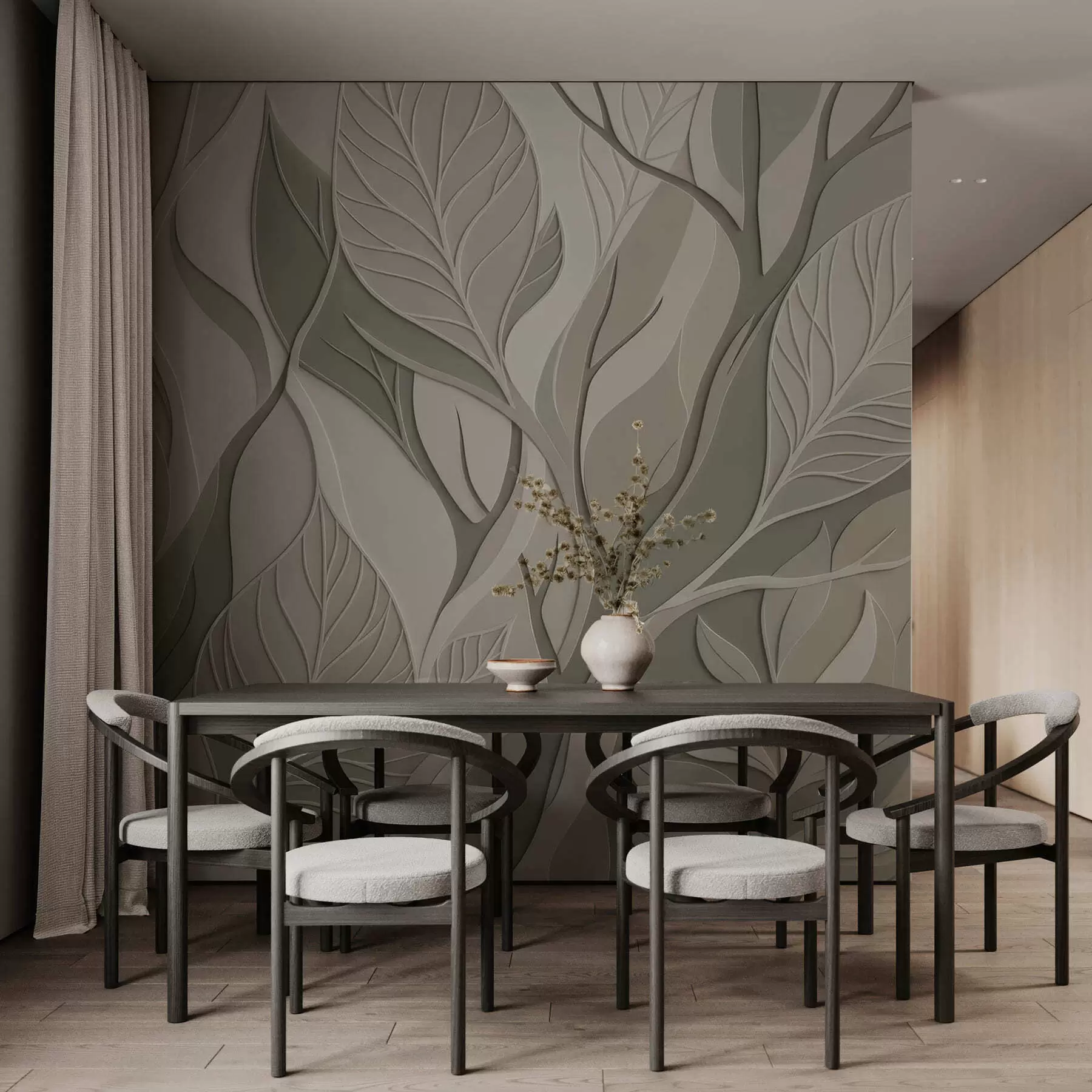 wall murals Листови који се пресецају w05448