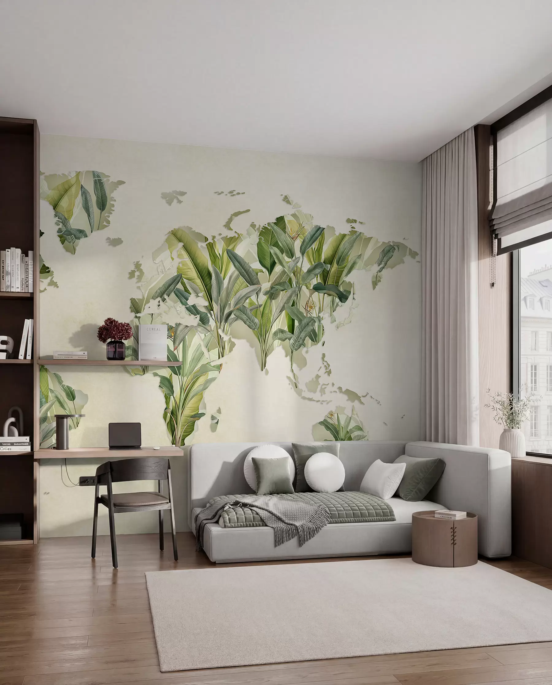 wall murals Svijet od lišća c00007