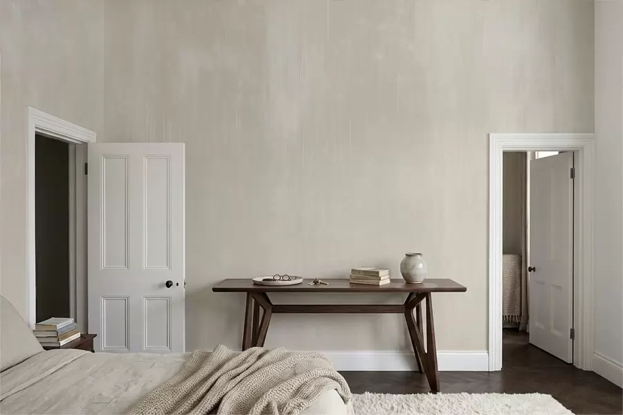 wall murals Светло беж позадина са суптилном вертикалном текстуром w05121