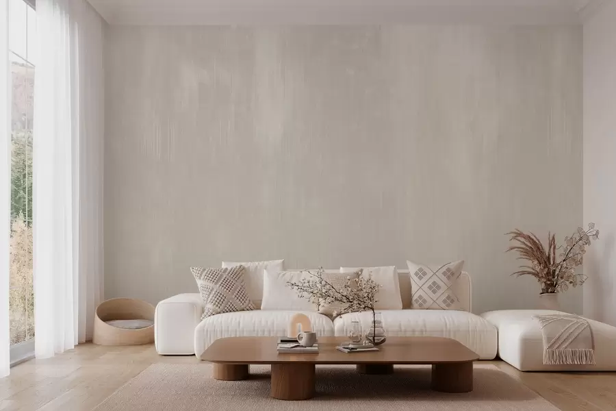wall murals Светло беж позадина са суптилном вертикалном текстуром w05121