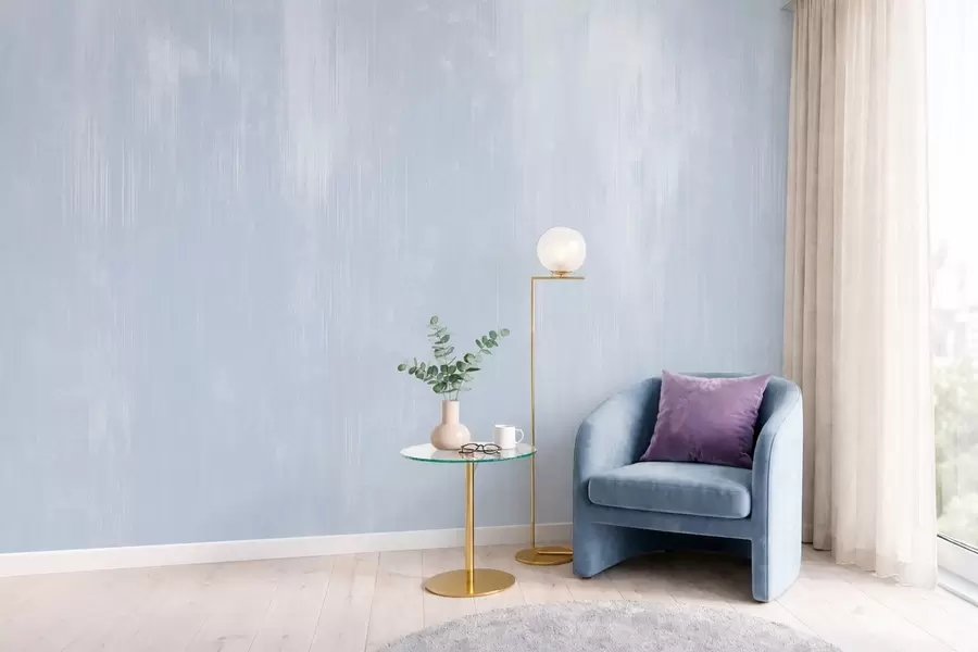 wall murals Светлоплава позадина са меком вертикалном текстуром w05121v1