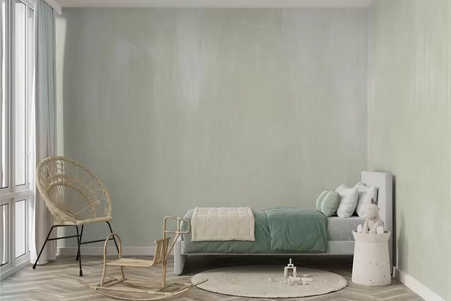 wall murals Бледо зелена позадина са светлом вертикалном текстуром w05121v3