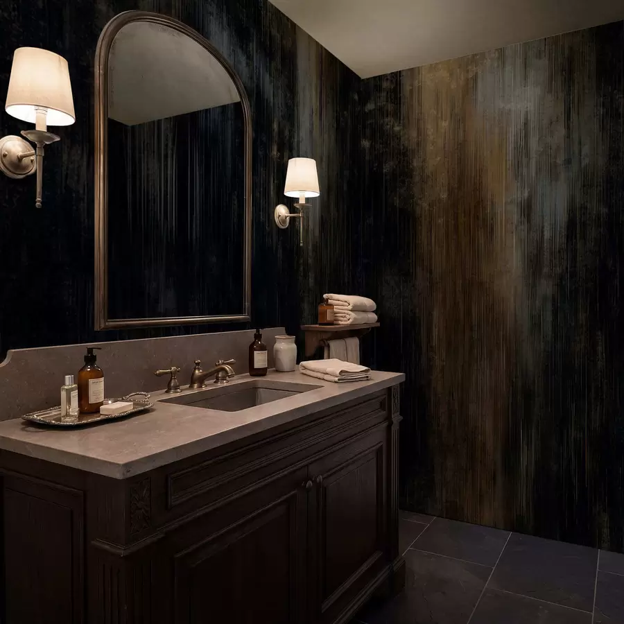 wall murals Тамна апстрактна позадина са вертикалним пругама w05121v5