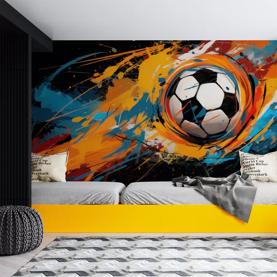 wall murals Фудбалска лопта w05460