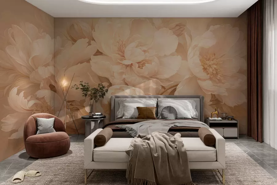 wall murals Луксузни божури w05497
