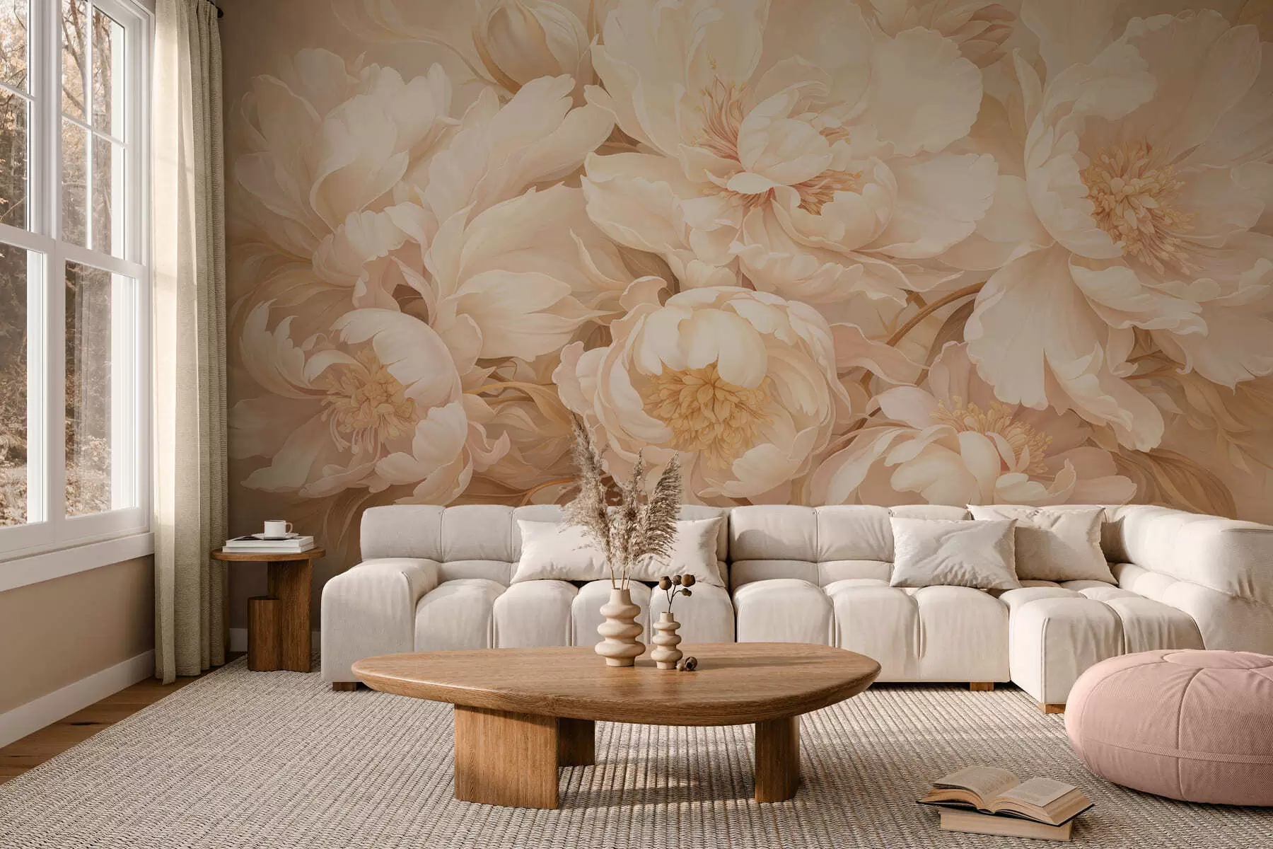 wall murals Луксузни божури w05497