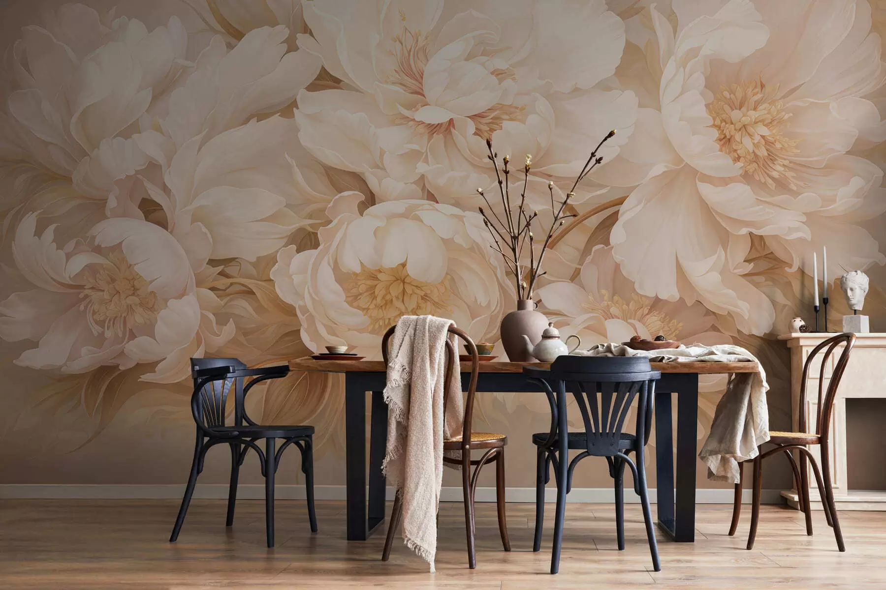 wall murals Луксузни божури w05497