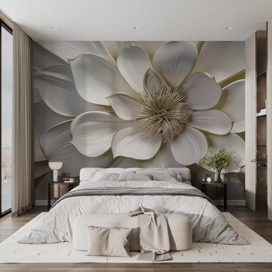 wall murals Цветна скулптура w09777