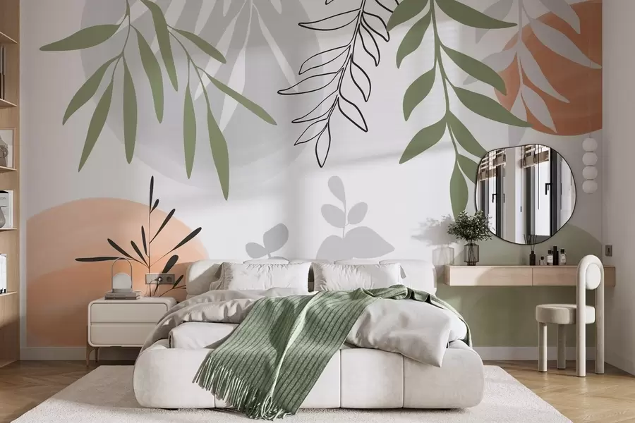 wall murals Апстрактна вегетација w05506