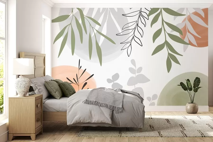 wall murals Апстрактна вегетација w05506
