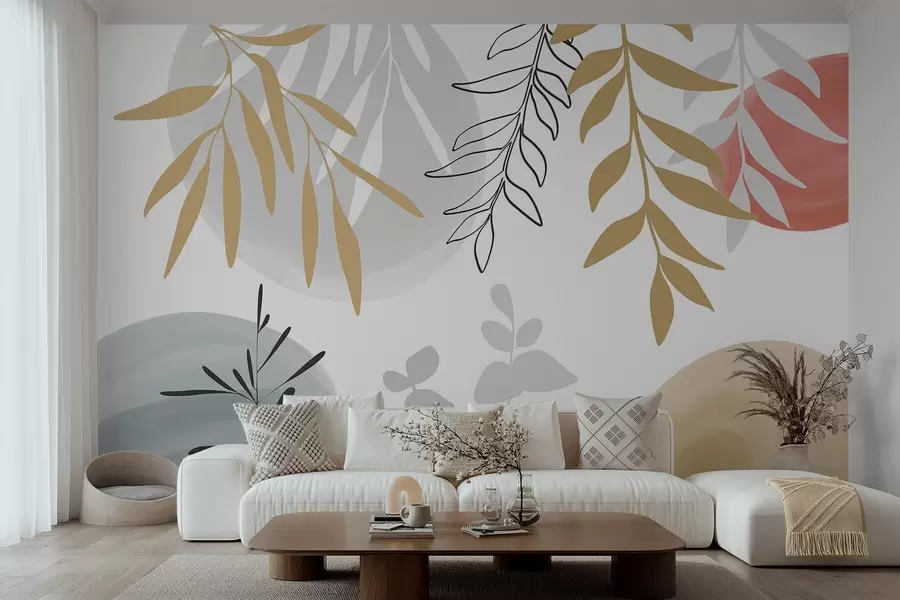 wall murals Апстрактна вегетација w05506v1