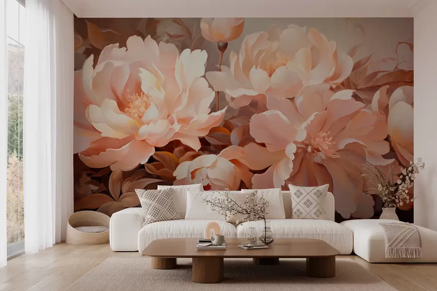 wall murals Пеониес w05511