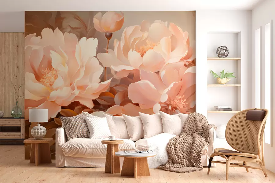 wall murals Пеониес w05511