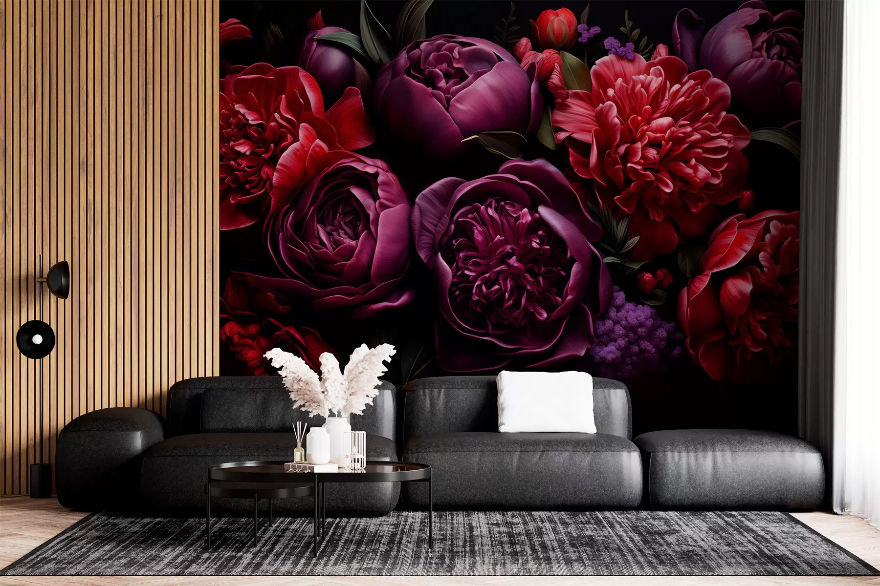 wall murals Пеониес w05513