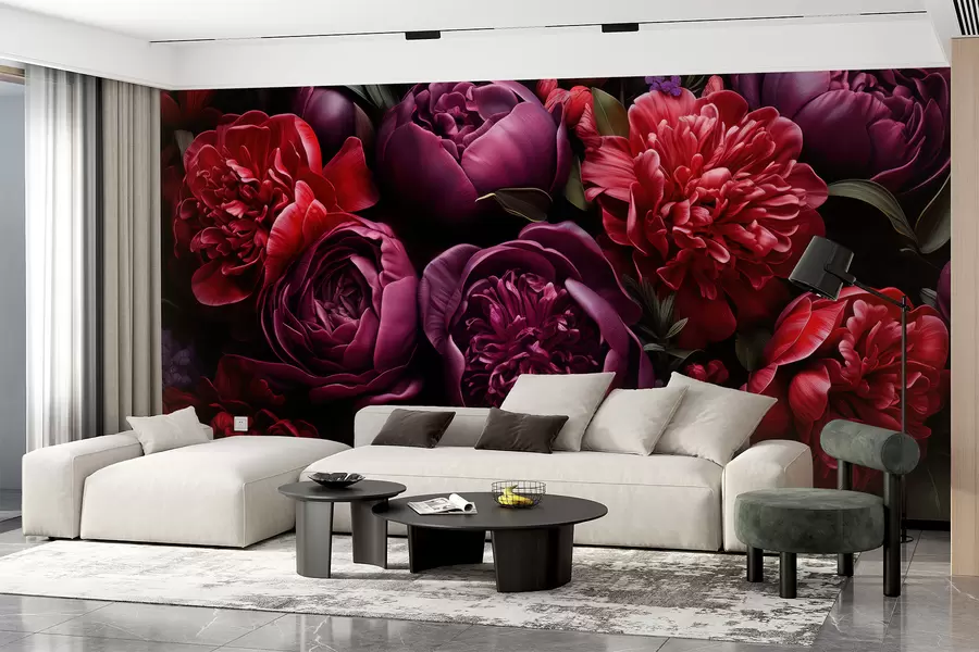 wall murals Пеониес w05513